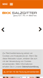 Mobile Screenshot of bkk-salzgitter.de